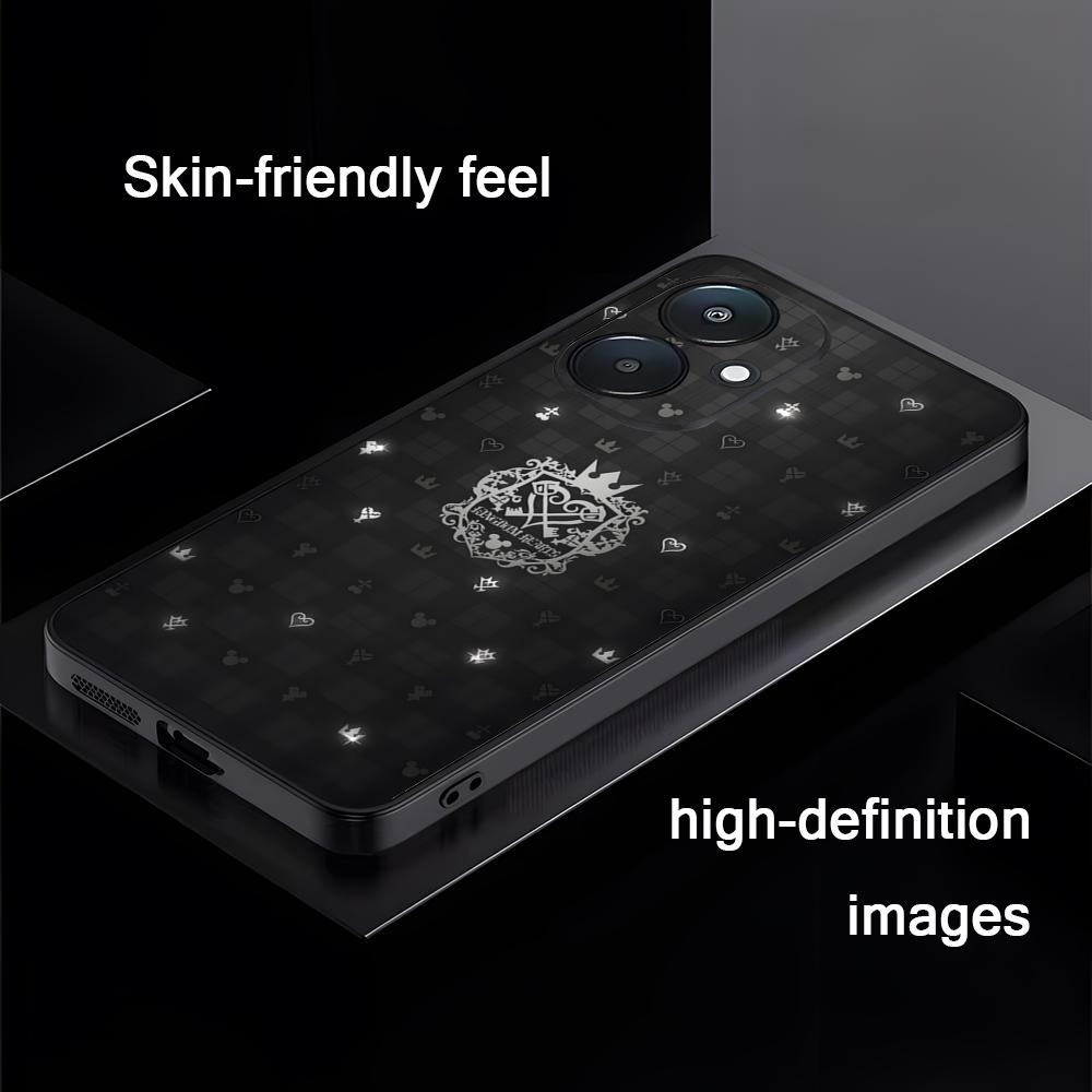 Hot Kingdom Hearts Game Phone Case For Xiaomi Redmi Note 13,12,11, 10 Pro Plus S, 5G, 12S, Luxury Soft Black Phone Cover