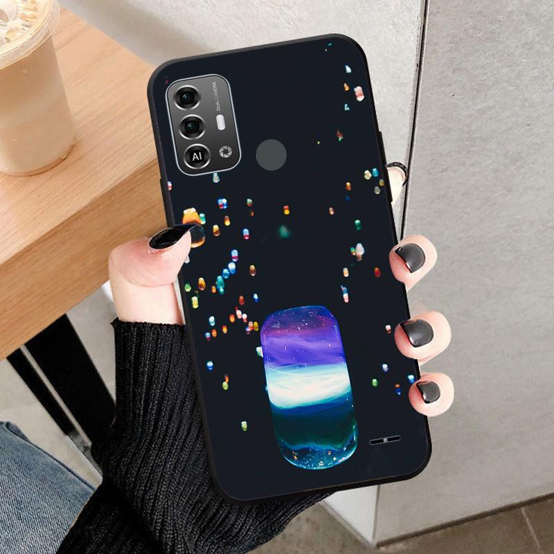For ZTE Blade A53 Pro Case Cover Fundas Black Soft Silicone TPU Protective Phone Case For ZTE Blade A53Pro Bumper Shell Coque