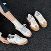 Leather little white shoes women's spring soft-soled lightweight casual sports shoes flat-soled versatile board shoes