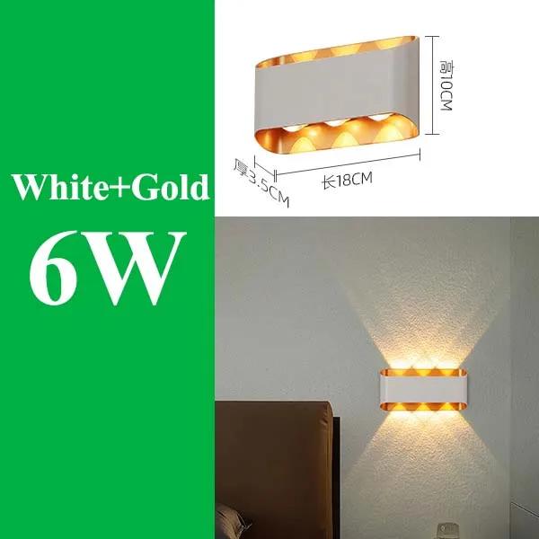 Светодиодный настенный светильник Бра для жилого помещения Наружное освещение Внутренний настенный светильник Балкон Терраса Внешний двор и сад Декор