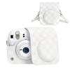 Чехол HIYQIN Texture Instax Mini 12 для Instax Mini 12 Чехол для камеры Fujifilm Instax 12 Чехол для камеры Instax Mini 12 с плечевым ремнем из искусственной кожи «3D Series»