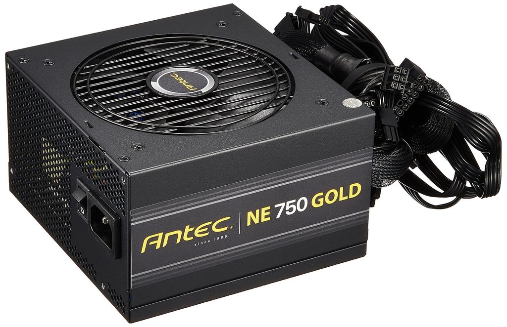 ANTEC 80PLUS GOLD Highly Efficient and Durable Power Supply Unit NE750 GOLD Certified,