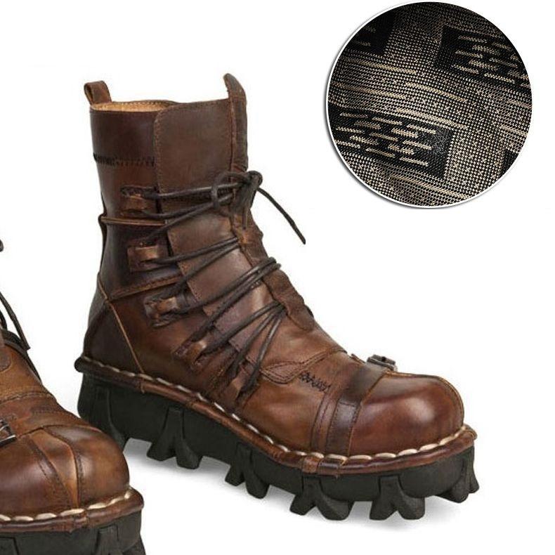 Мужские мотоциклетные ботинки из натуральной кожи, тактические ботинки для пустыни, ботильоны, зимняя обувь, армейские ботинки в стиле милитари, ботинки в стиле панк с черепом