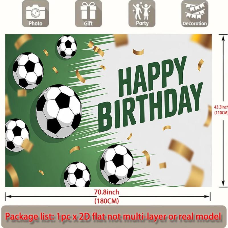 Party Backdrop Soccer Flat Events Wedding Coming Ceremony Four Seasons Entryway Photo Background Decor Front Door Decor