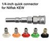 Efficient Stainless Steel High Pressure Washer Adapter 14IN for Nilfisk KEW