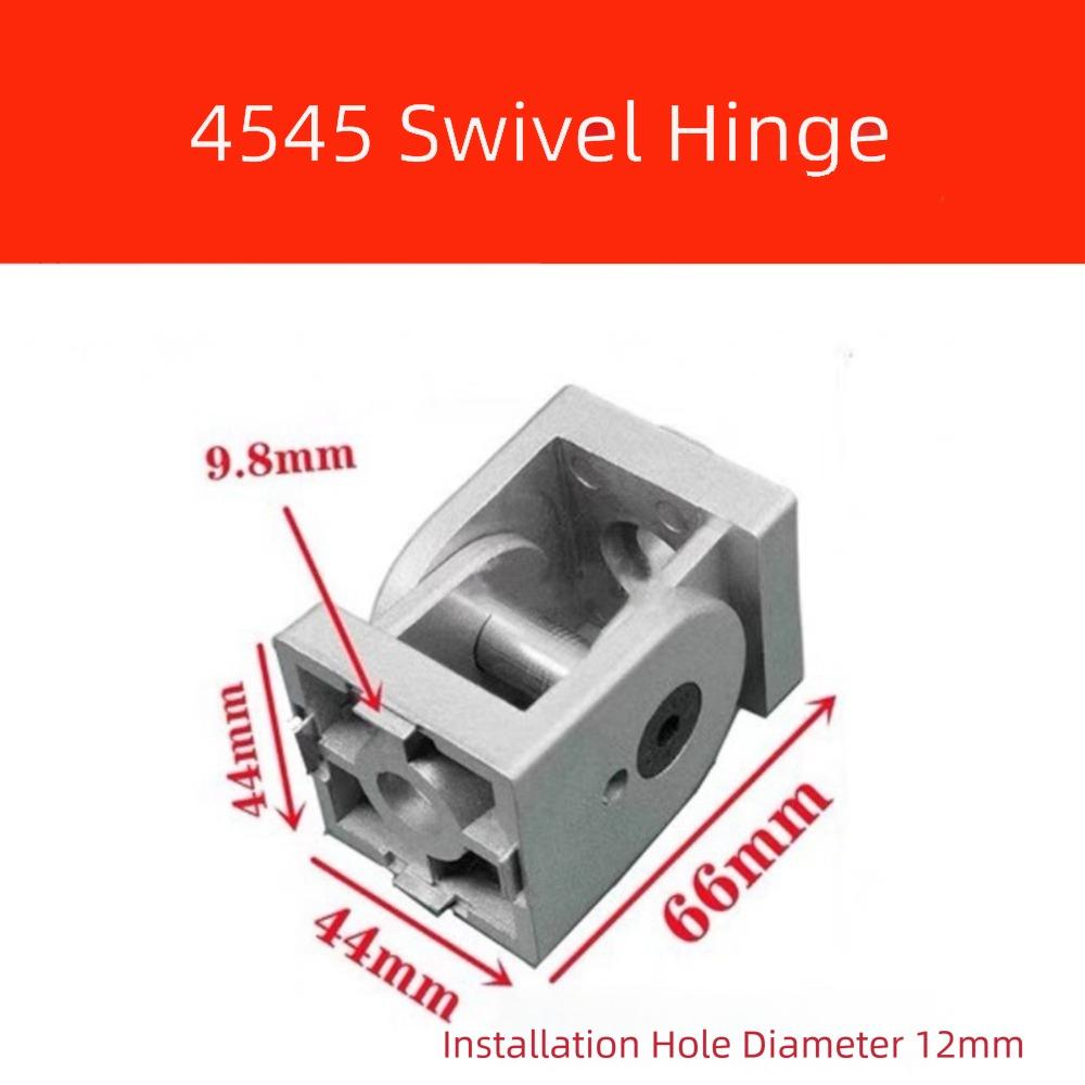 Sliding Base Pivot Joint Connector Right Angle Connector Industrial Aluminum Profile