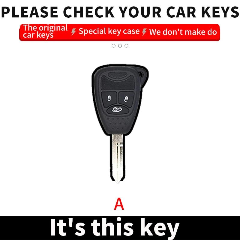 Кожаный чехол-брелок для ключей, чехол-оболочка, сумка для Jeep Wrangler Compass Patriot Liberty Chrysler 300 PT Dodge JCUV Caliber Nitro