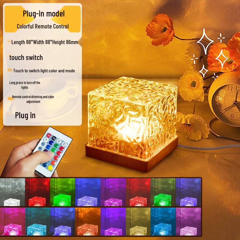 Романтический ночник «Волна»: Прикроватная лампа высокой ценности для атмосферы пар