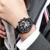 Sports Watch Men'S Multifunctional Hollow Calendar Large Dial Quartz Watch