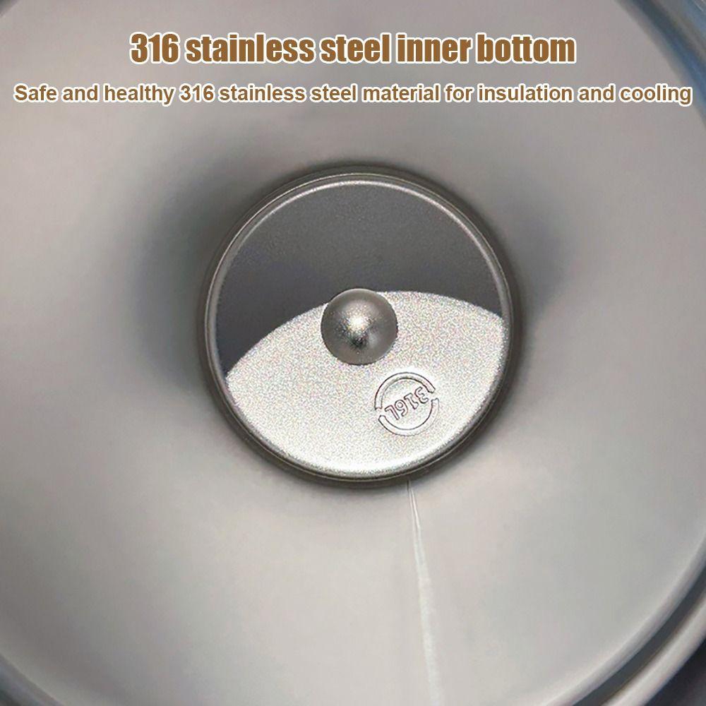 710 мл Вакуумная кружка-термос с трубочкой 316 Нержавеющая сталь С подъемной веревкой Термос Герметичная Изолированная кружка для холодных и горячих напитков Офисная