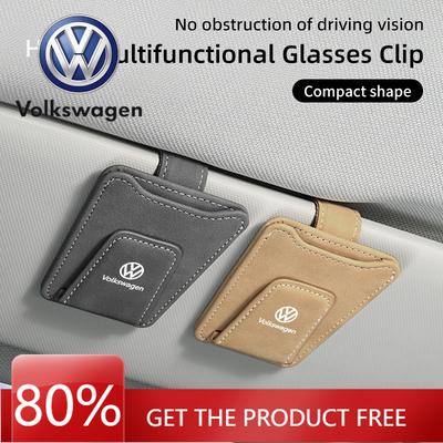 Для VOLKSWAGEN VW Автомобильный Козырек Держатель для Очков Магнитный Карты Органайзер для Хранения Очков Для Volkswagen VW Golf 4 6 7 GTI Tiguan