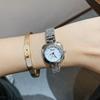 Simple Casual Steel Strap Women's Watch Square Rhinestone Temperament Waterproof Quartz Watch Feminine Temperament Watch