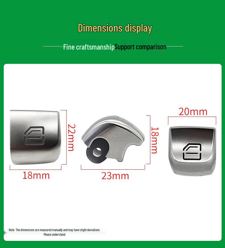 Premium Glass Lifter Switch for C-Class GLC W205 W253: Original Car Window Button