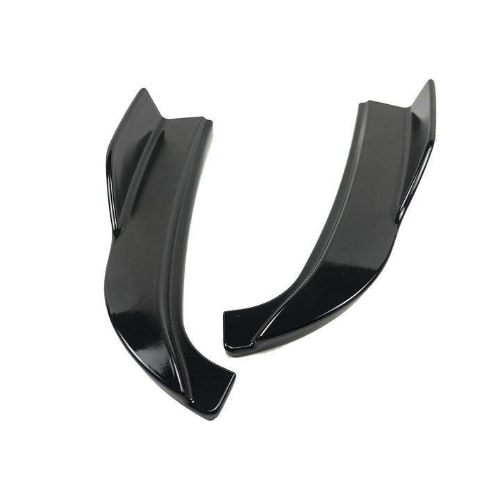 2PCS Car Rear Bumper Side Corner For 2011-2022 Jeep Grand Cherokee SRT SRT8 Splitters Aprons Diffuser Glossy Black body kit