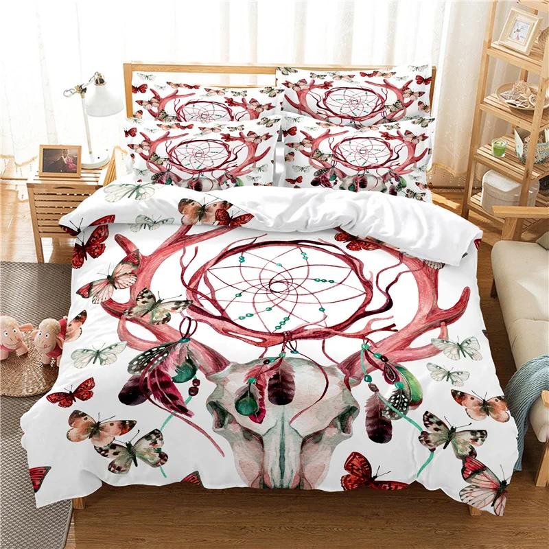 Luxury Bed Cover Sets Dream Catcher Super Soft Comfortable Bedding Set Super King Pillowcases Quilt Cover Boho Wholesale