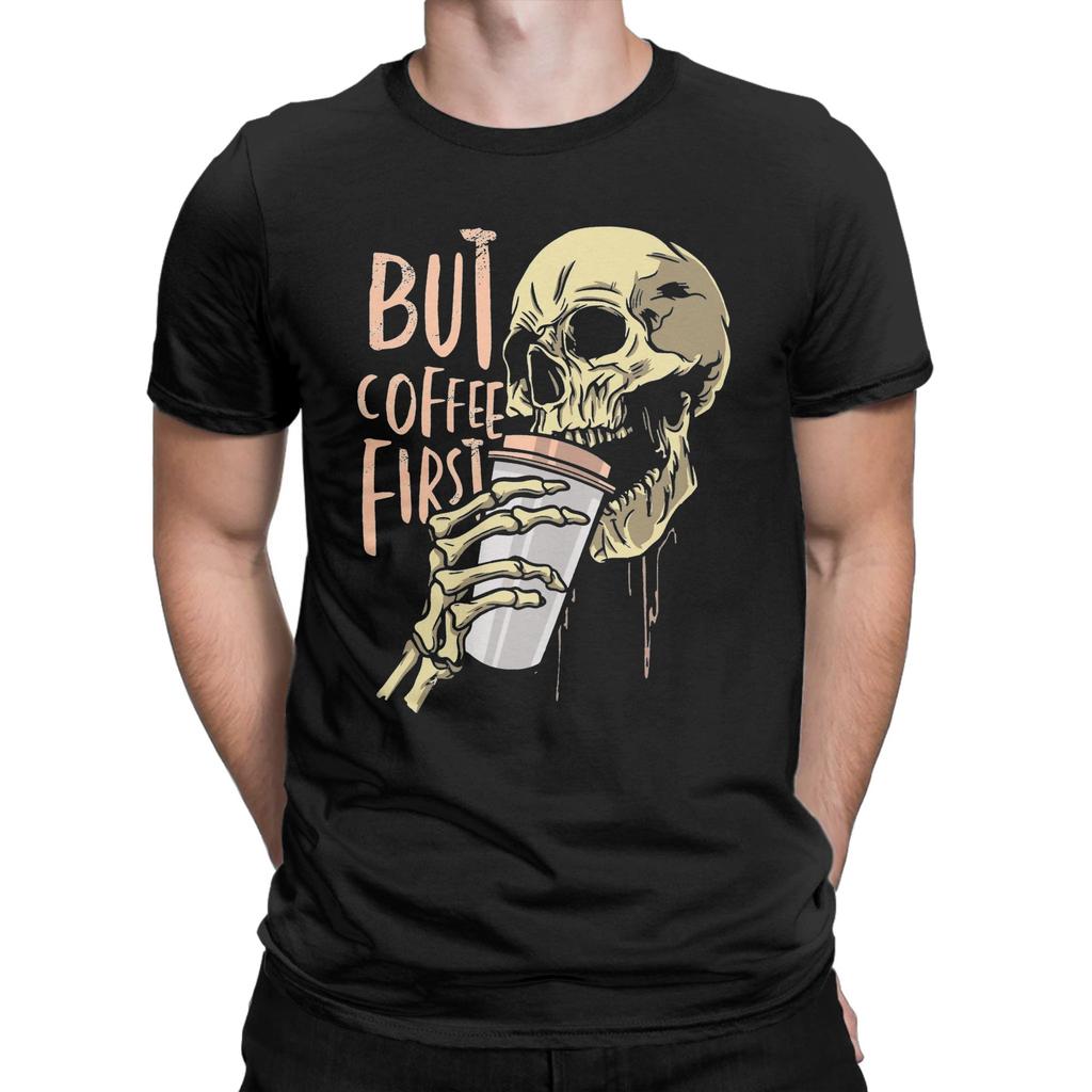 Harajuku Coffee Lover Club T Shirt Cotton Short Sleeve O-neck Summer Tops Shirts
