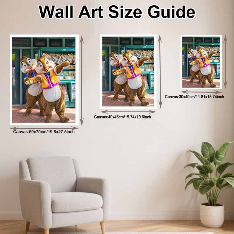 Disney Diamond Art Painting Chipmunk Duo Home Wall Decor Crafts Adult/Beginner Gift Ideas Creative Home Decor