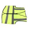 Reflective Safety Vests Practical High Visibility Vest with Multi Pockets and Zipper for