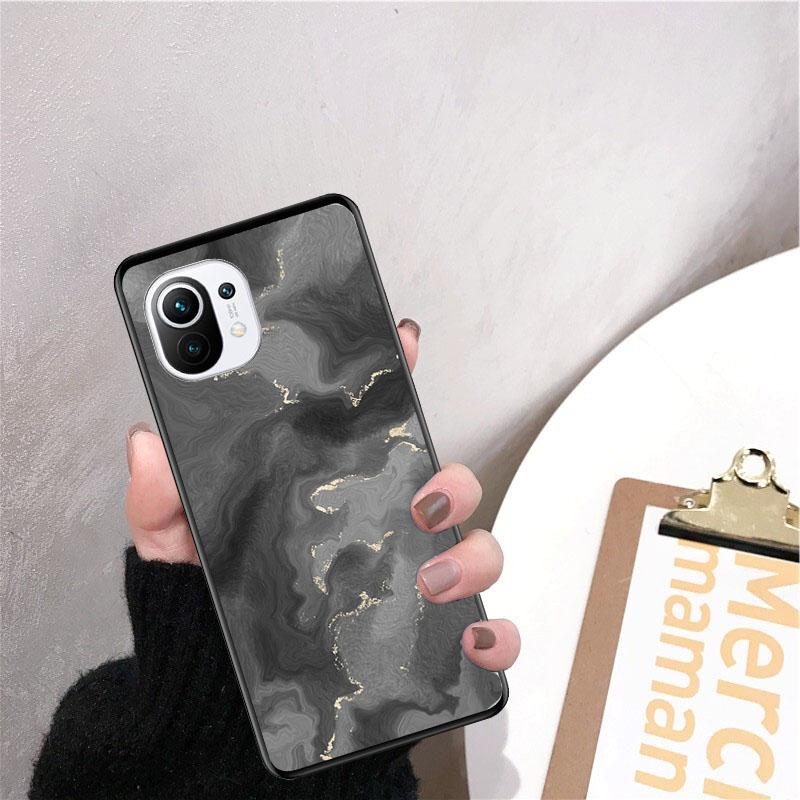 Чехол для телефона 'Мрамор темно-синий' для Xiaomi 12 Mi 10T 11T 11 Pro 10 10T 11 lite 10pro 11Ultra Poco X3 Pro Poco F3 M3