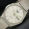 AUTOMATIC 6309A VINTAGE SEIKO 5 JAPAN MENS SILVER COLOR DIAL WATCH A701407-5 R206b-a701407
