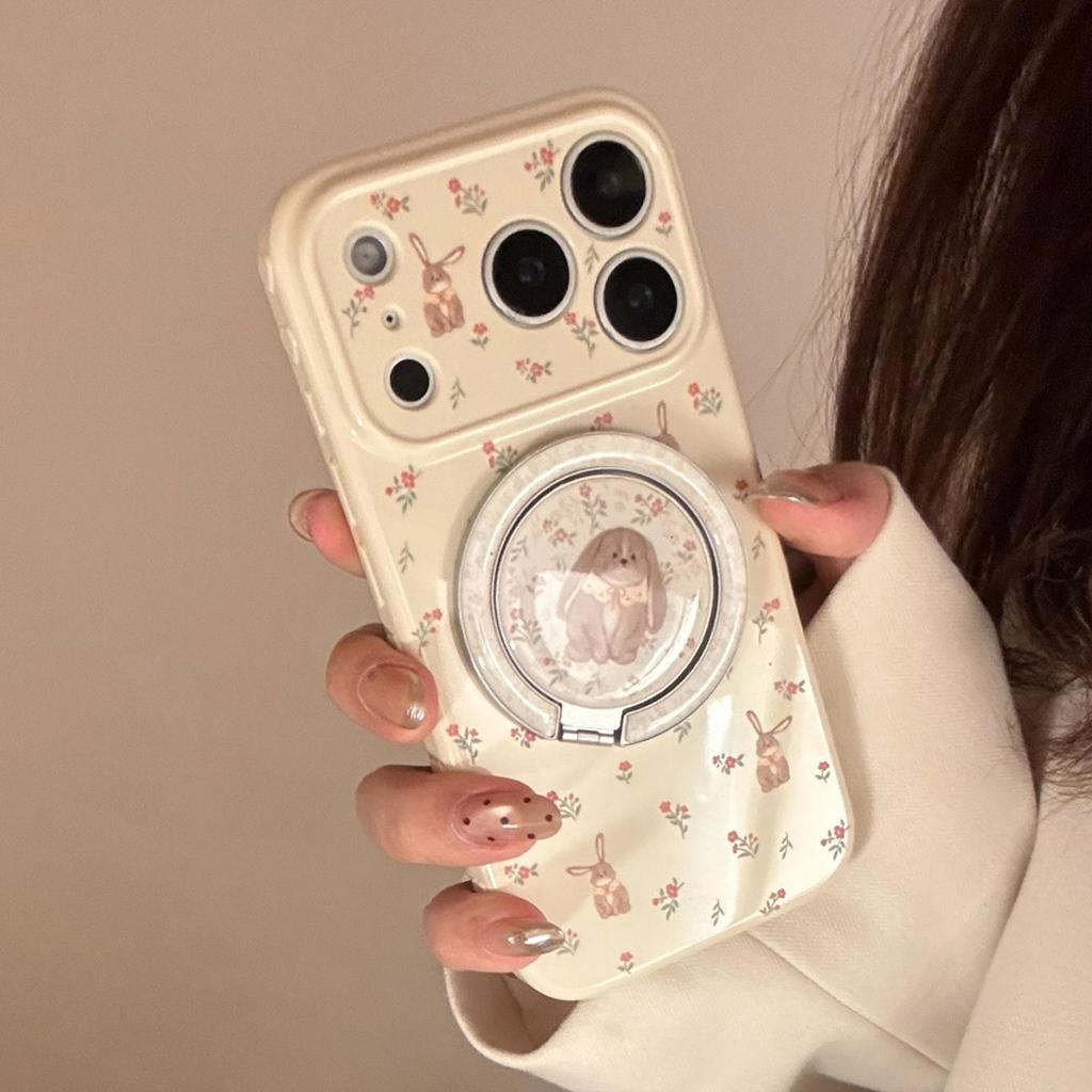 Милый Чехол-Кролик для iPhone 16, iPhone 17 и iPhone 17 Pro Max