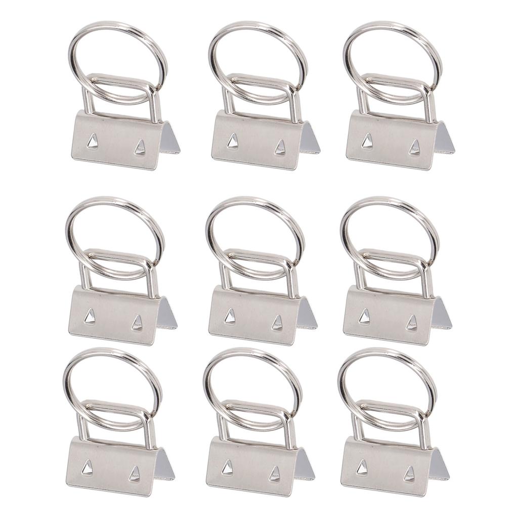 40PCS Key Fob Hardware DIY Craft Project Fine Workmanship High Hardness Iron Material Keychain