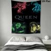 Freddie Mercury Iconic Performance Tapestry Wallmounted Fashion Print Wall Covering Decoration Christmas Gift Atmospheric Background Cloth