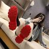 Aphixta Autumn New Stretch Fabric Socks Shoes Woman Casual Platform Boots Net Red Knitted Short Boots Women Plus Size Booties