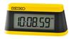 Clock SQ818Y Digital Alarm Sports Timer Yellow with Partial 58 X 130 X 47mm Clock, Design, Black,