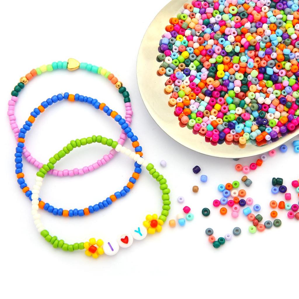300-2000Pcs Glass Beads Charm Czech Seed Beads For DIY Jewelry Making Accessories Bracelet Necklace Earring