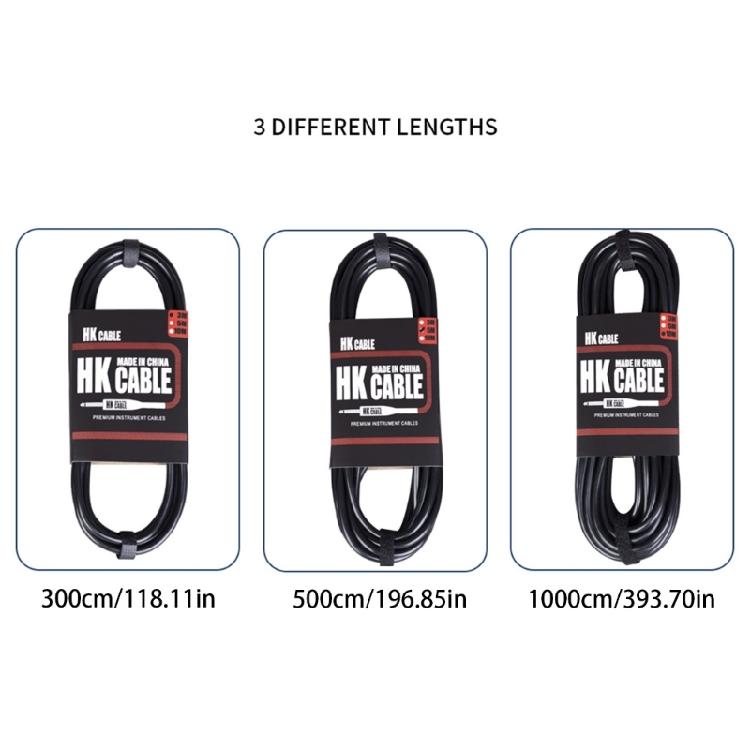Guitar Instrument Cable Professional Keyboard Cable 6.35mm Electric Instrument Cable for Electric Guitar Bass Keyboard