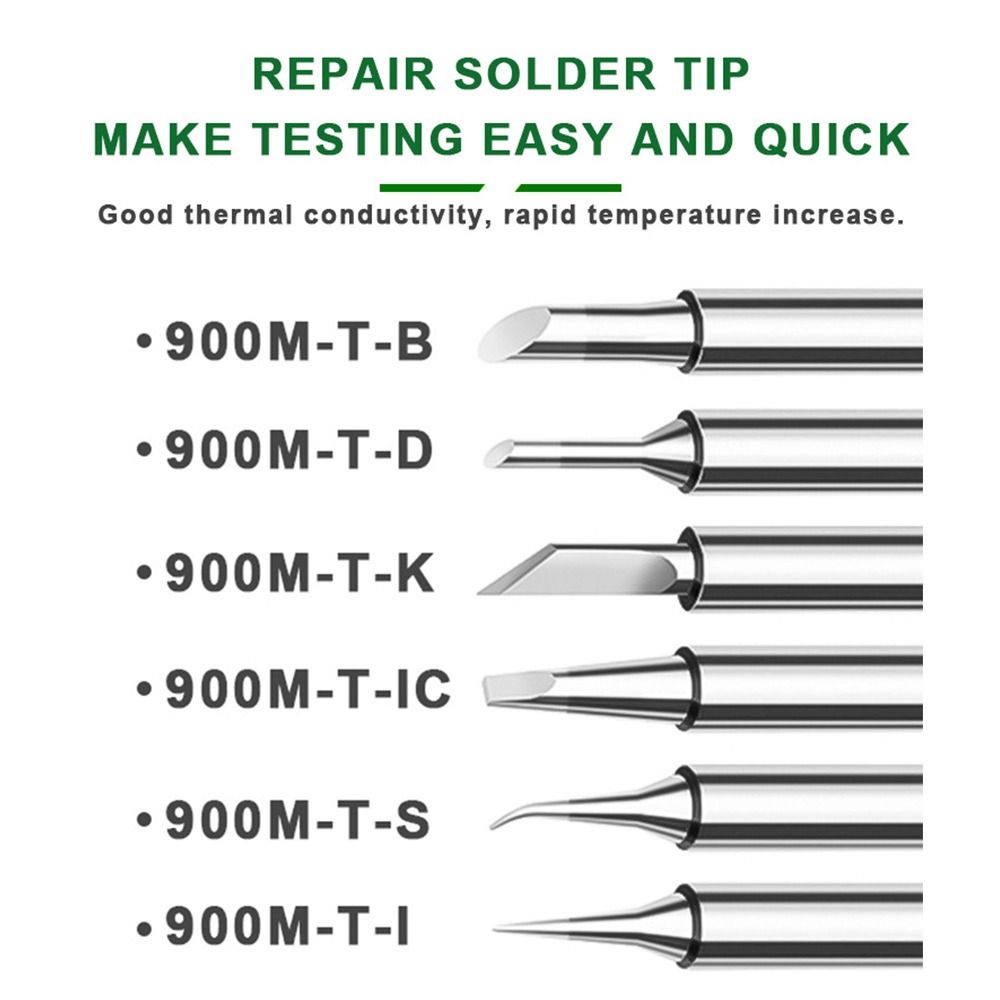 900M-T-I K S Welding Tips Lead Free Solder Head for 900M 907 913 376 453 601D 878L