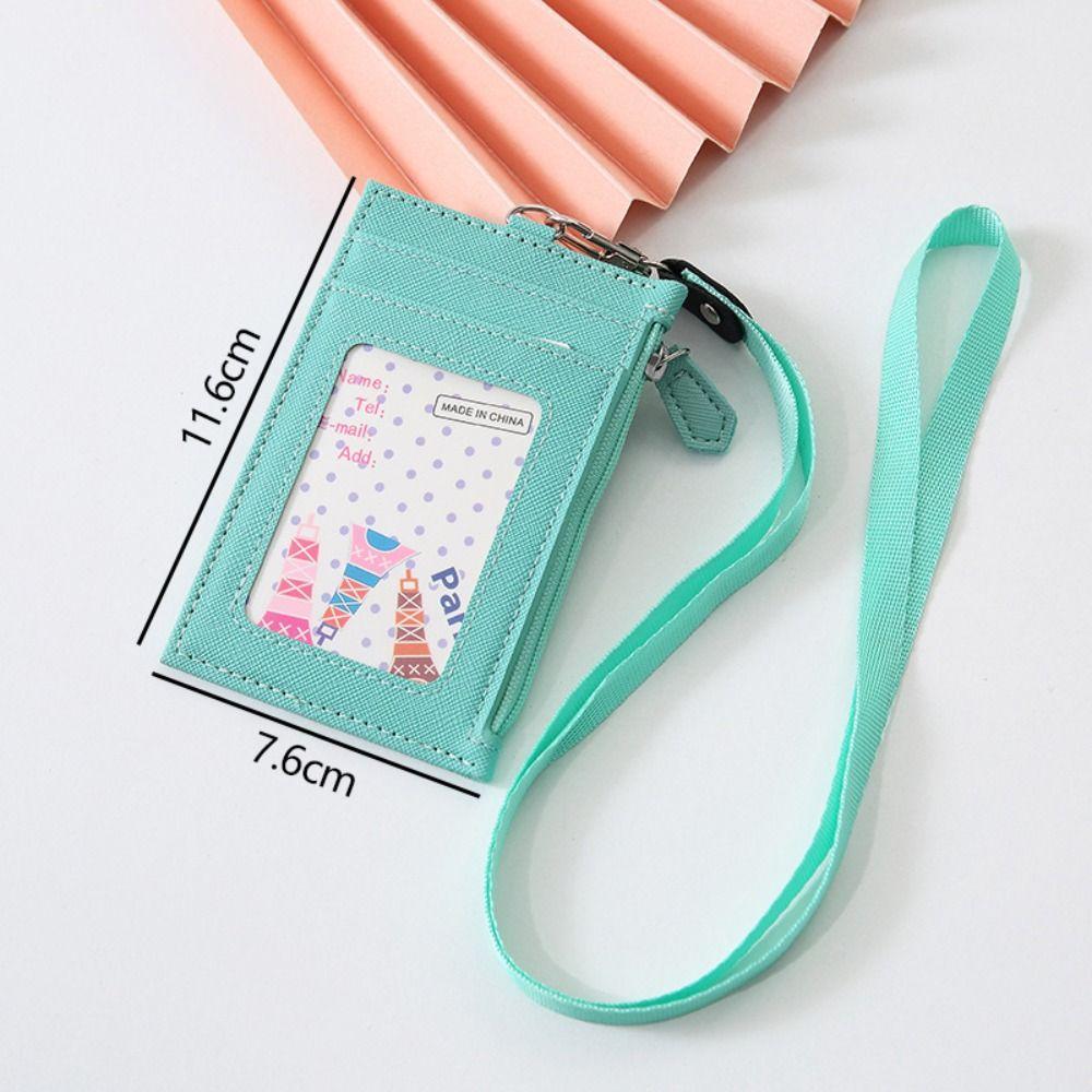 С шейным шнурком сумка для карт сумка на молнии чехол для карт новый кошелек для монет студент
