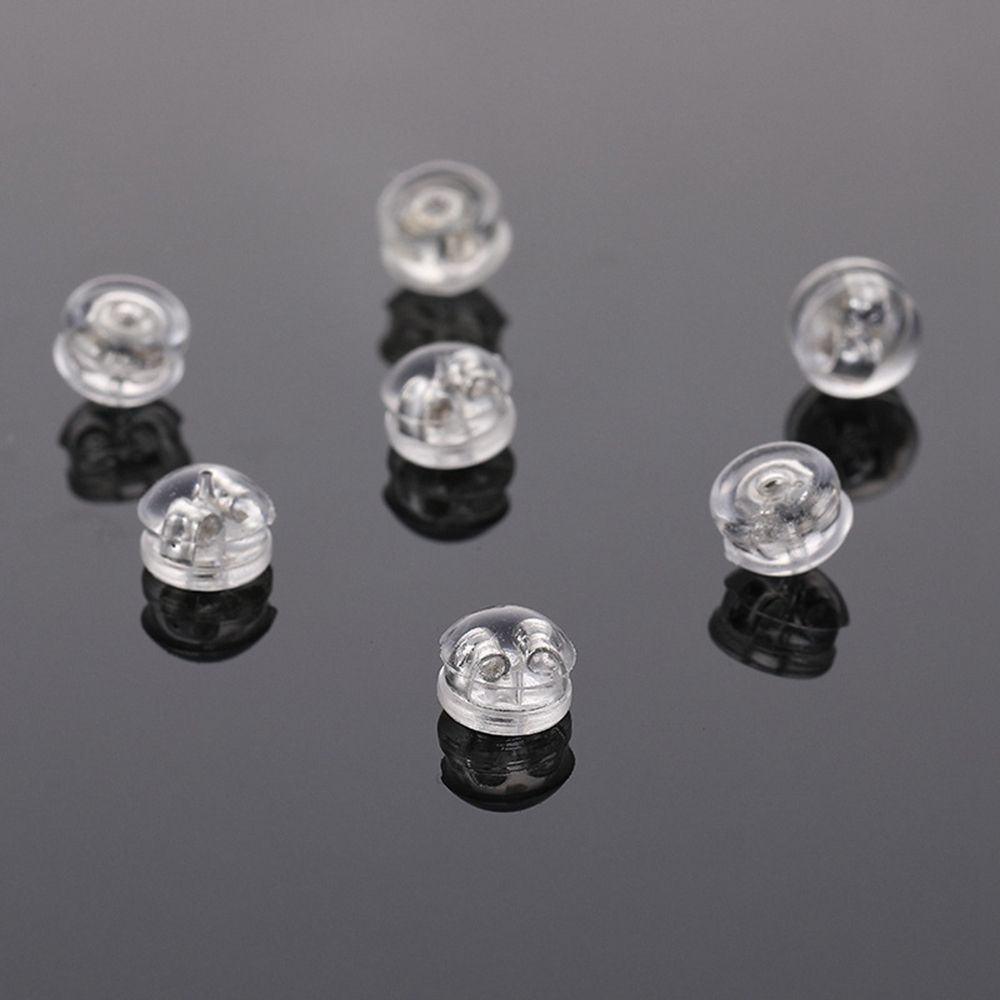 Soft Glue Jewelry Findings Earring Back Stoppers Ear Stud Backs Earring Pads DIY Stopper Plugs