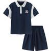Balabala Boys' Summer Short Sleeve Two-Piece Set