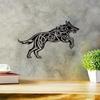 1pc Viking Wolf Metal Wall Décor Viking Wall Art for Celtic Themed Spaces, Perfect Wall Hanging Gift for Viking Enthusiasts