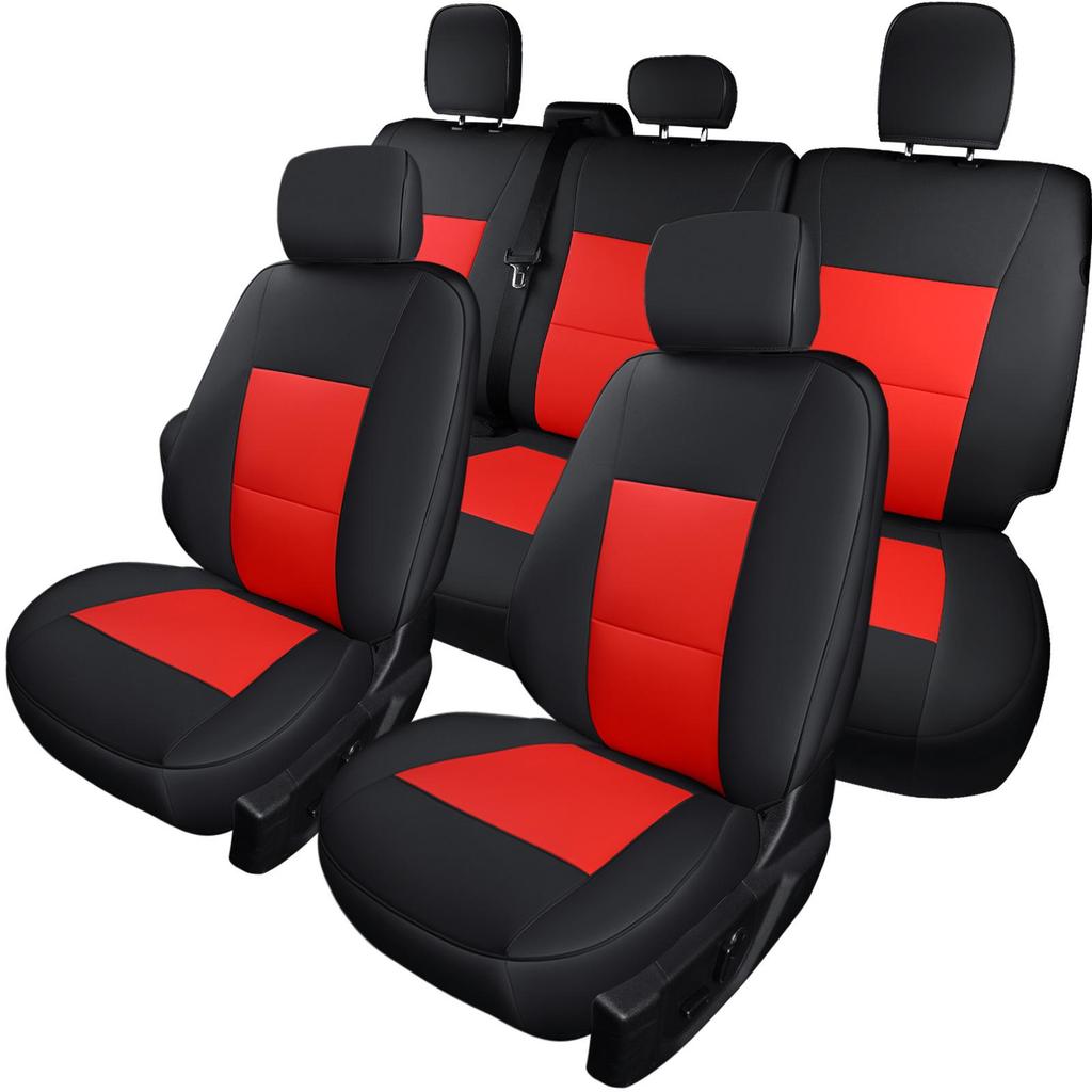 Ford Raptor F150 Leather All-Season Seat Cover, Fully Wrapped, Vehicle-Specific Cushion