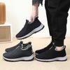 Men's Short Insulated Cotton Shoes with Non-slip Rubber Soles Plush Warm Winter Casual Winter Boots
