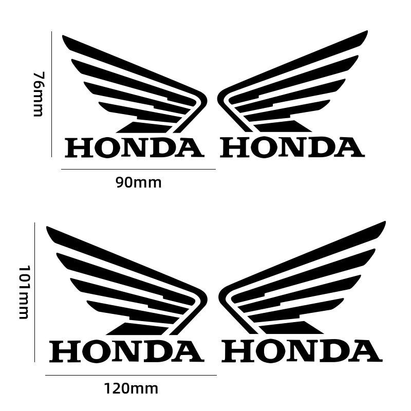 ABO2  1 pair For Honda CBR1000 CBR600RR CBR650R CB1000R CB1100 CB650F CBR300R VFR1200 motorcycle Waterproof Reflective Stickers