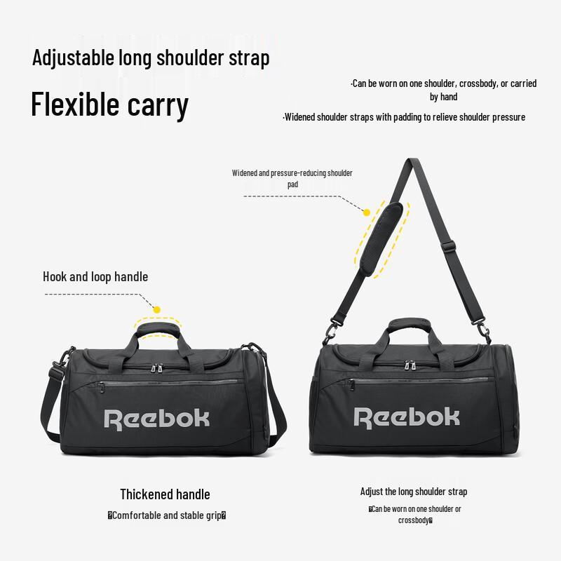 Reebok Multi-functional Wet/Dry Travel & Fitness Duffel Bag