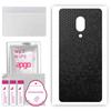 apgo Protective Skin Sticker for the Back Compatible with Lenovo Z5 Pro, Wrap Film, Foil, Vinyl - Pattern Black Honeycomb