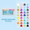 Набор акриловых маркеров Цветные маркеры с цветными колпачками Нетоксичные маркеры для художников и студентов для рисования и письма Школьные