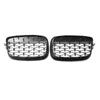 1 Pair of Car Front Grille Front Kidney Grilles Car Front Hood Bumper Kidney Grille Replacement for