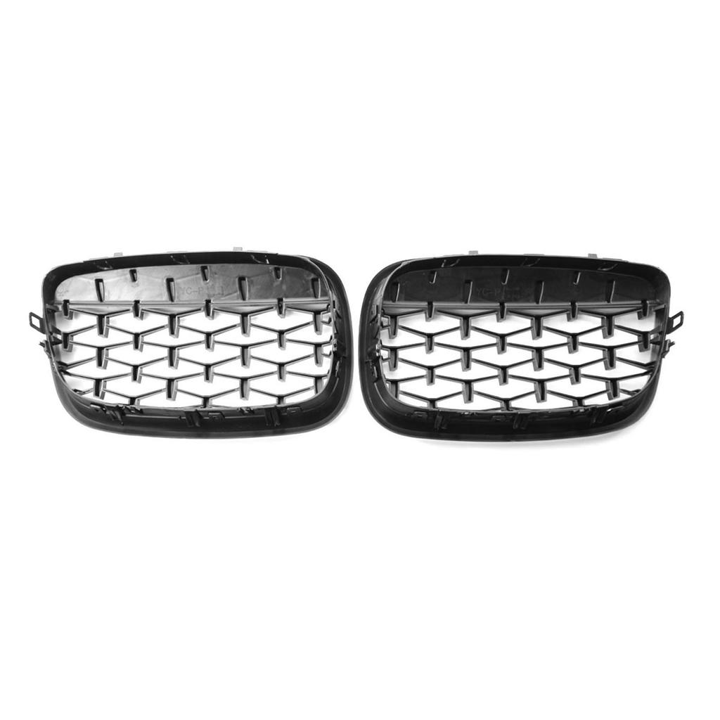 1 Pair of Car Front Grille Front Kidney Grilles Car Front Hood Bumper Kidney Grille Replacement for