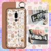 Cartoon Ring Phone Case For Meizu M8/V8 Pro Soft Case Dirt-resistant Wrist Strap Waterproof Lanyard Back Cover Kickstand