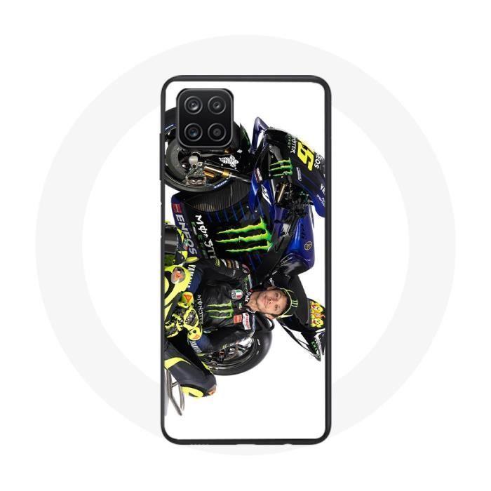 Case - Valentino Rossi - Samsung Galaxy A22 4G - Flexible - Black - MotoGP Pattern