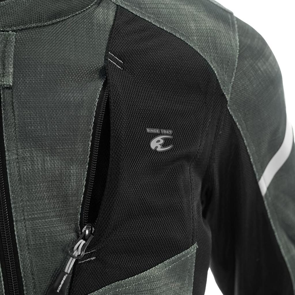 Motorcycle Protective Full Mesh Jacket For CE Standard Mesh Material Protector Smoke Black L [KOMINE] JK-1283 Spring/Summer 07-1283 Men's