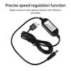 5V 12V Low-power DC Motor Speed Controller Accurate Speed Regulation USB Step-up Speed Regulation Cable for Power Tools