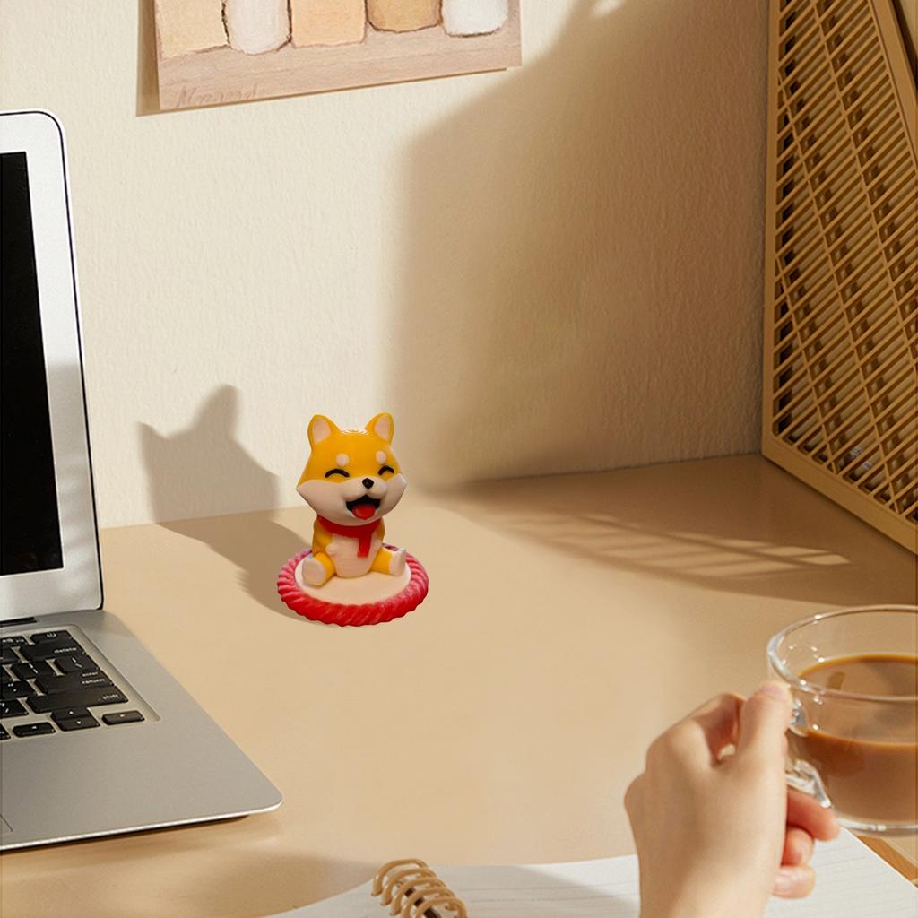 3D-печать милый мультфильм креативный сиба-ину настольный орнамент подвижная игрушка