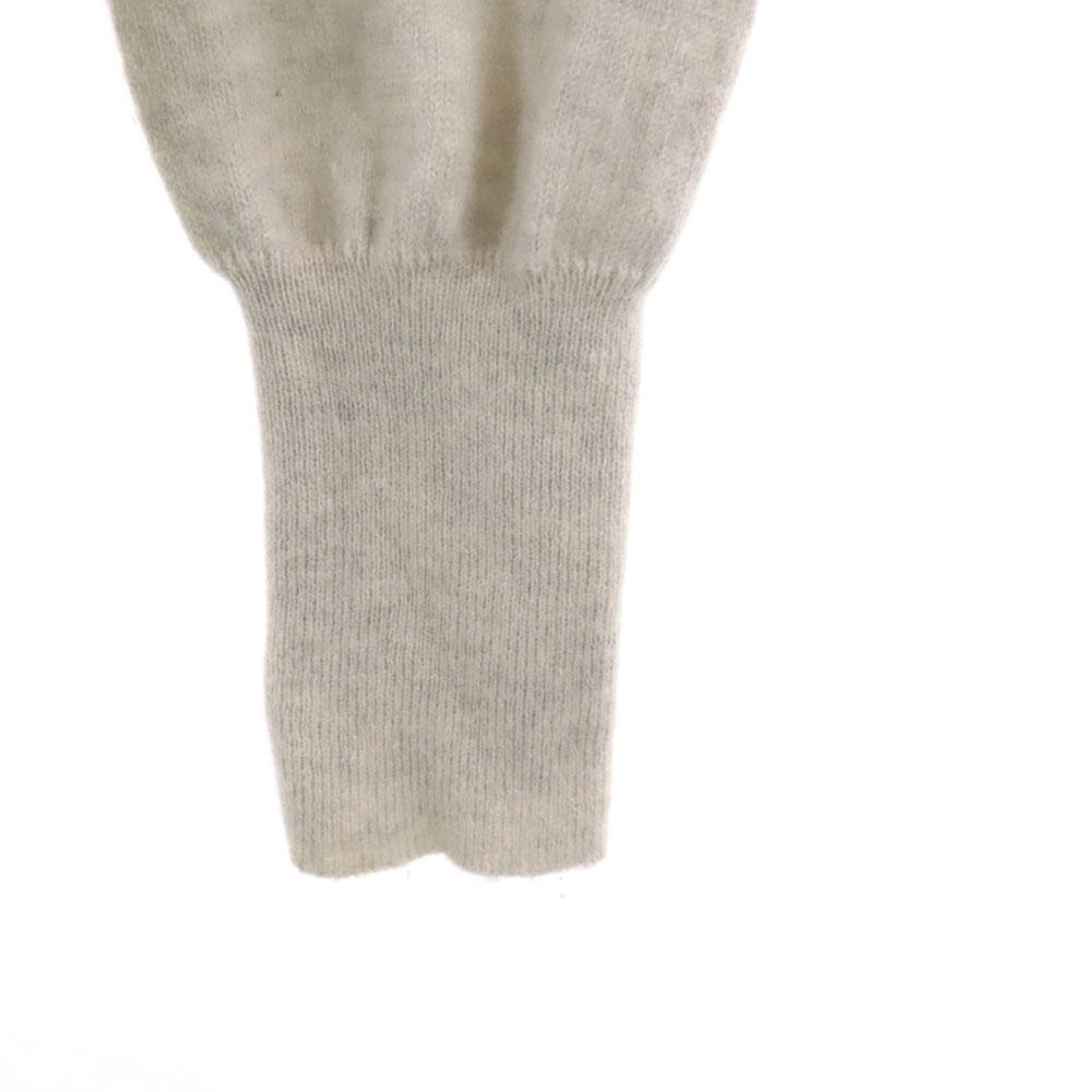 Maison Margiela Сделано в Италии Вязаное платье с длинным рукавом и V-образным вырезом S Женское Б/У